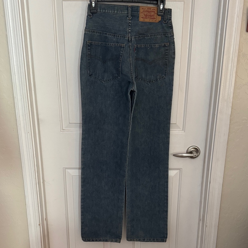 RARE VTG Red Tag BILLY JEANS NWOT Straight Leg Jeans - Indigo 28 x 32 style 560